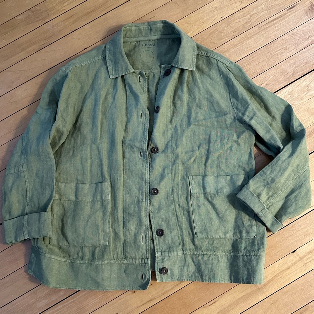 $50 SALE ⭐️ Slow Fashion ⭐️ Own by basics linen jacket